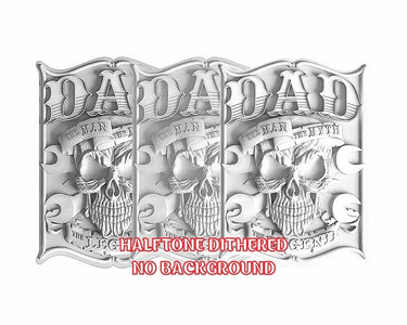 DAD GIFT 3d illusion & laser-ready file 3DWave.us